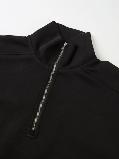 Scuba Half Zip Sweatshirt - Black