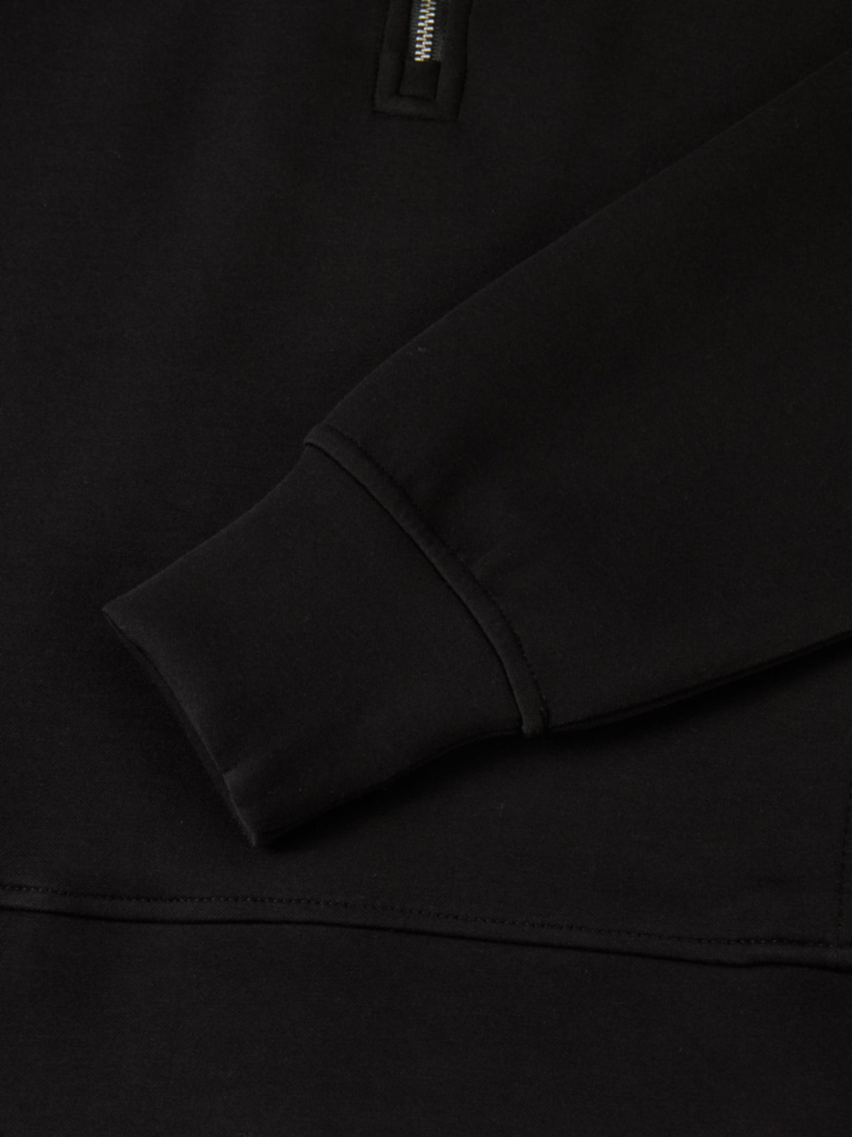 Scuba Half Zip Sweatshirt - Black