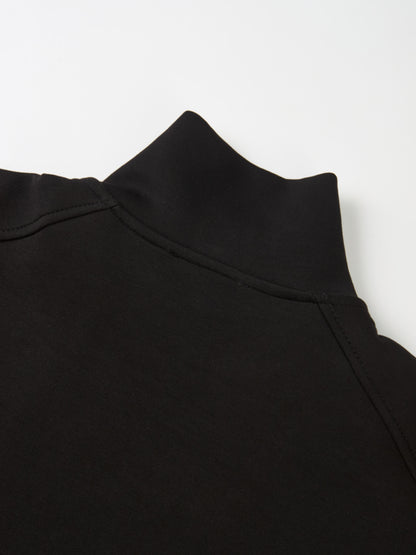 Scuba Half Zip Sweatshirt - Black