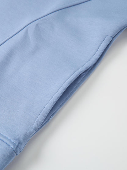 Scuba Half Zip Sweatshirt - Ocean Blue
