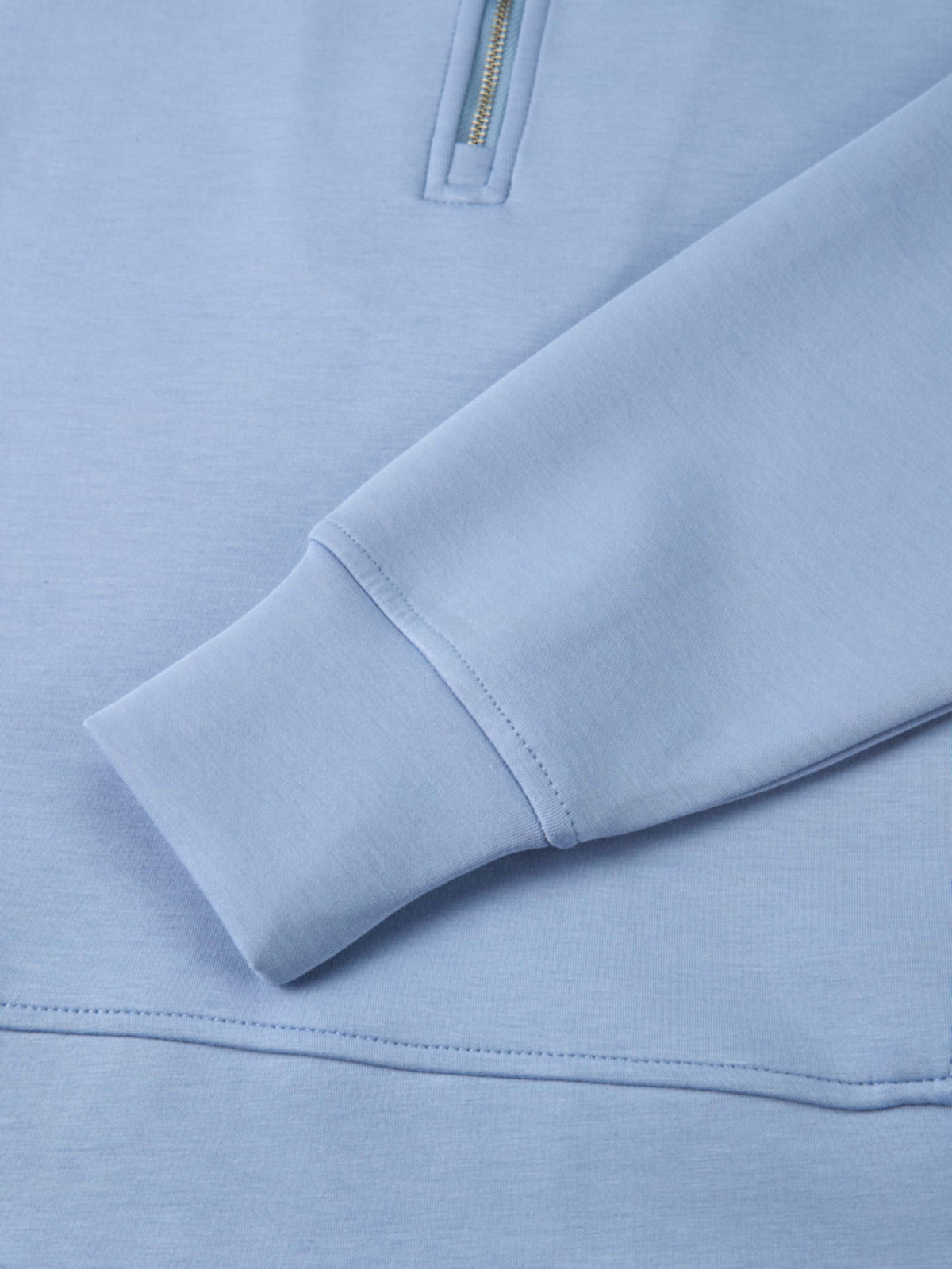 Scuba Half Zip Sweatshirt - Ocean Blue