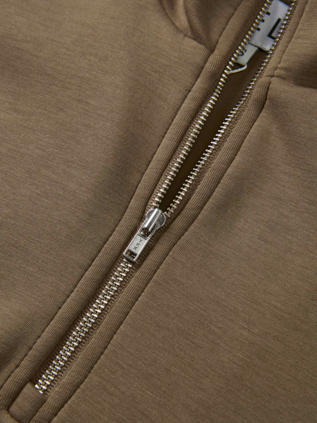 Scuba Half Zip Sweatshirt - Warm Taupe