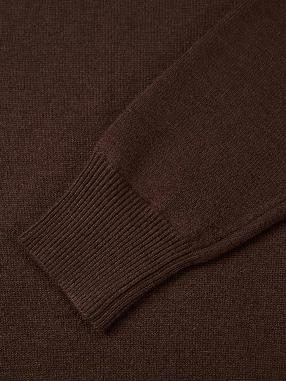 Knit Polo Top - Brown