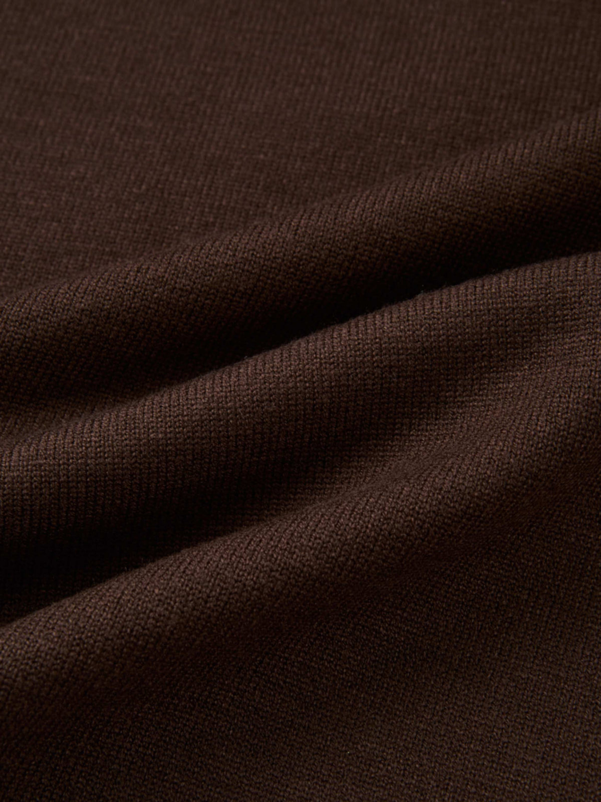 Knit Polo Top - Brown