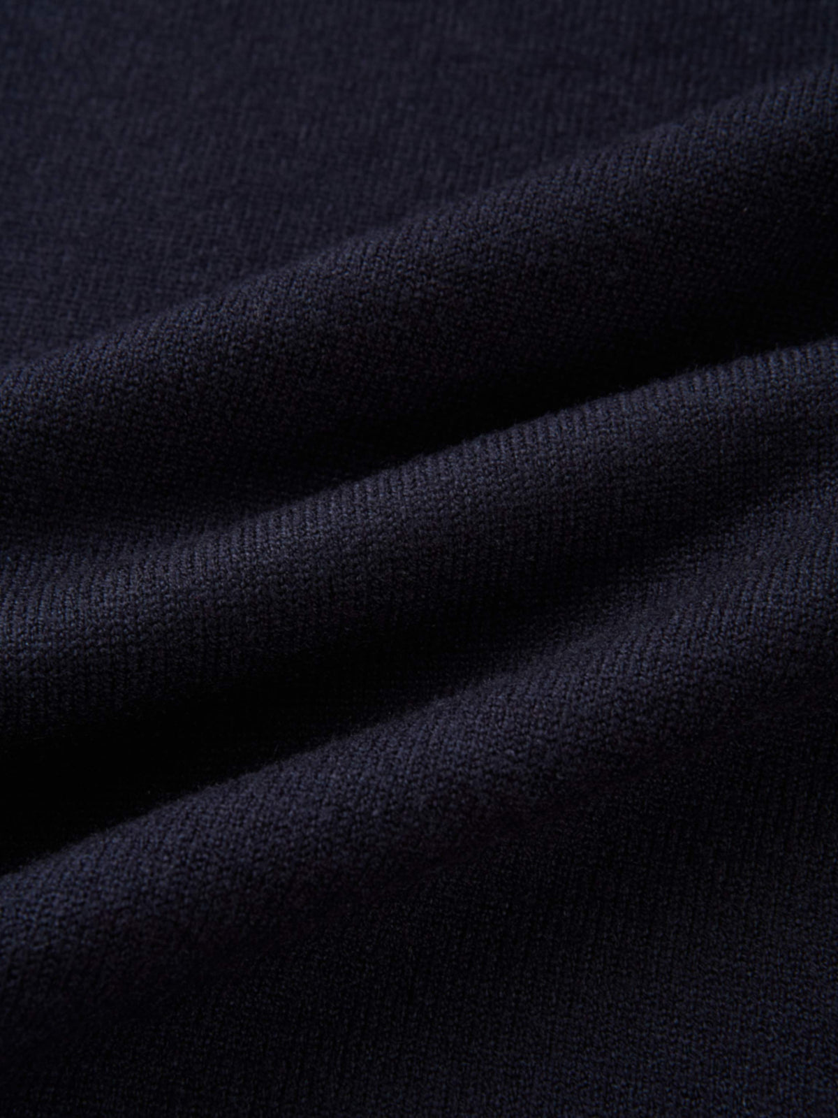 Knit Polo Top - Navy