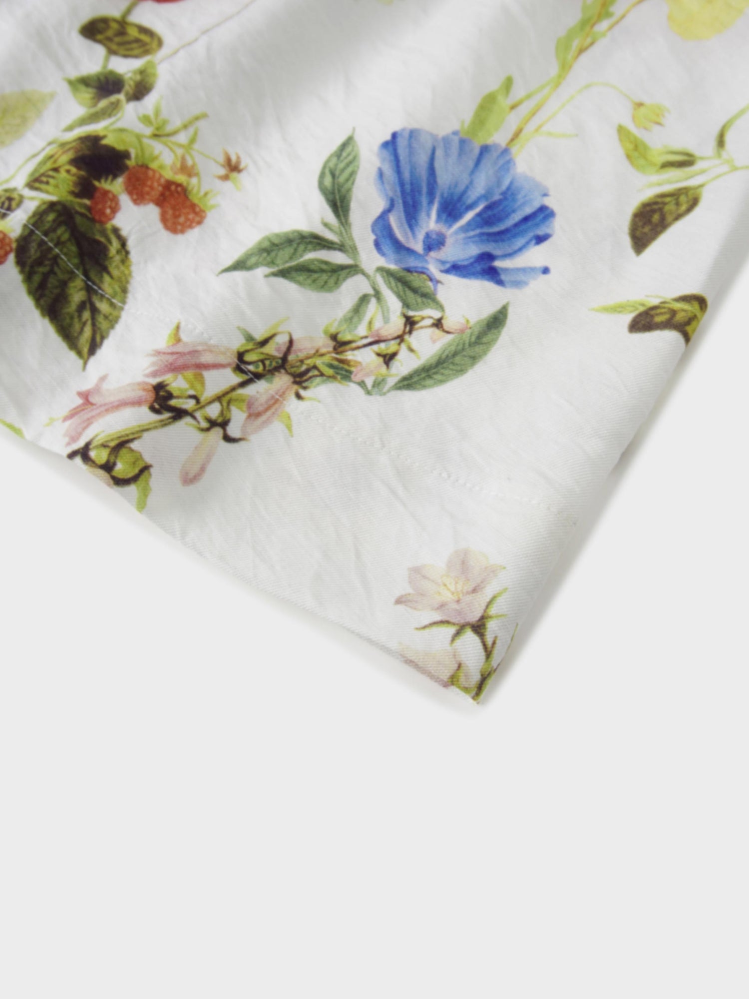 Waist Yoke Dress-Garden Floral