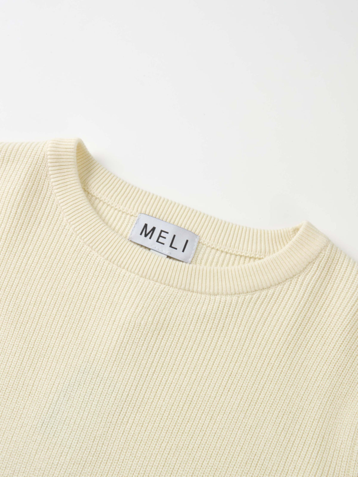 Waffle Knit Top - Cream