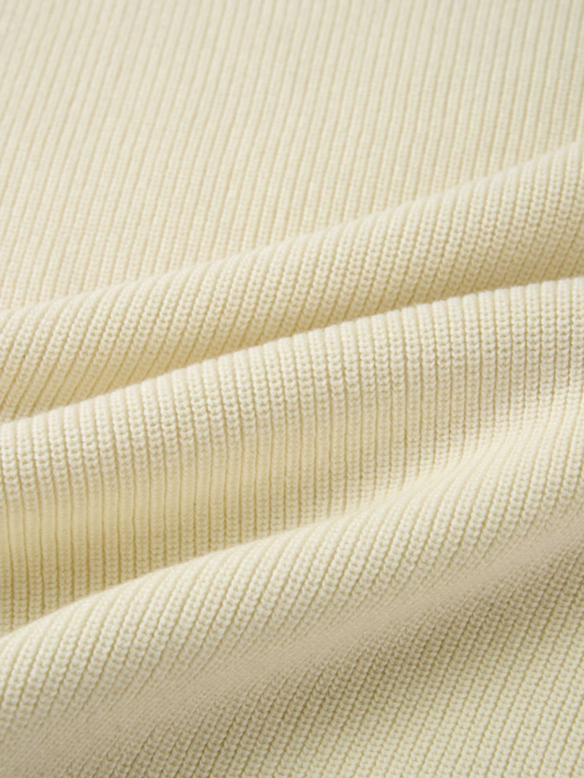 Waffle Knit Top - Cream