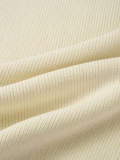 Waffle Knit Top - Cream