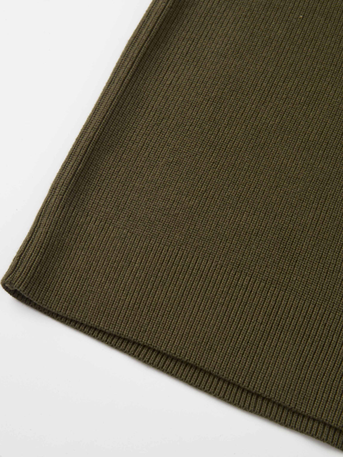Waffle Knit Top - Olive