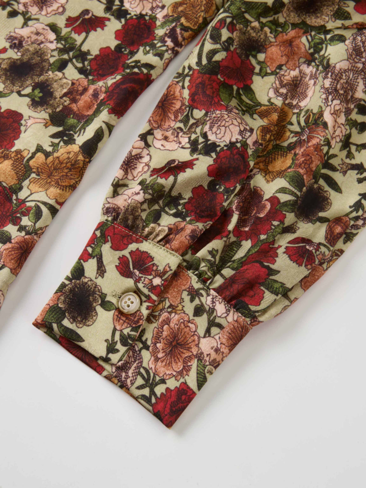 Floral Design Side Bow Blouse - Multi Color