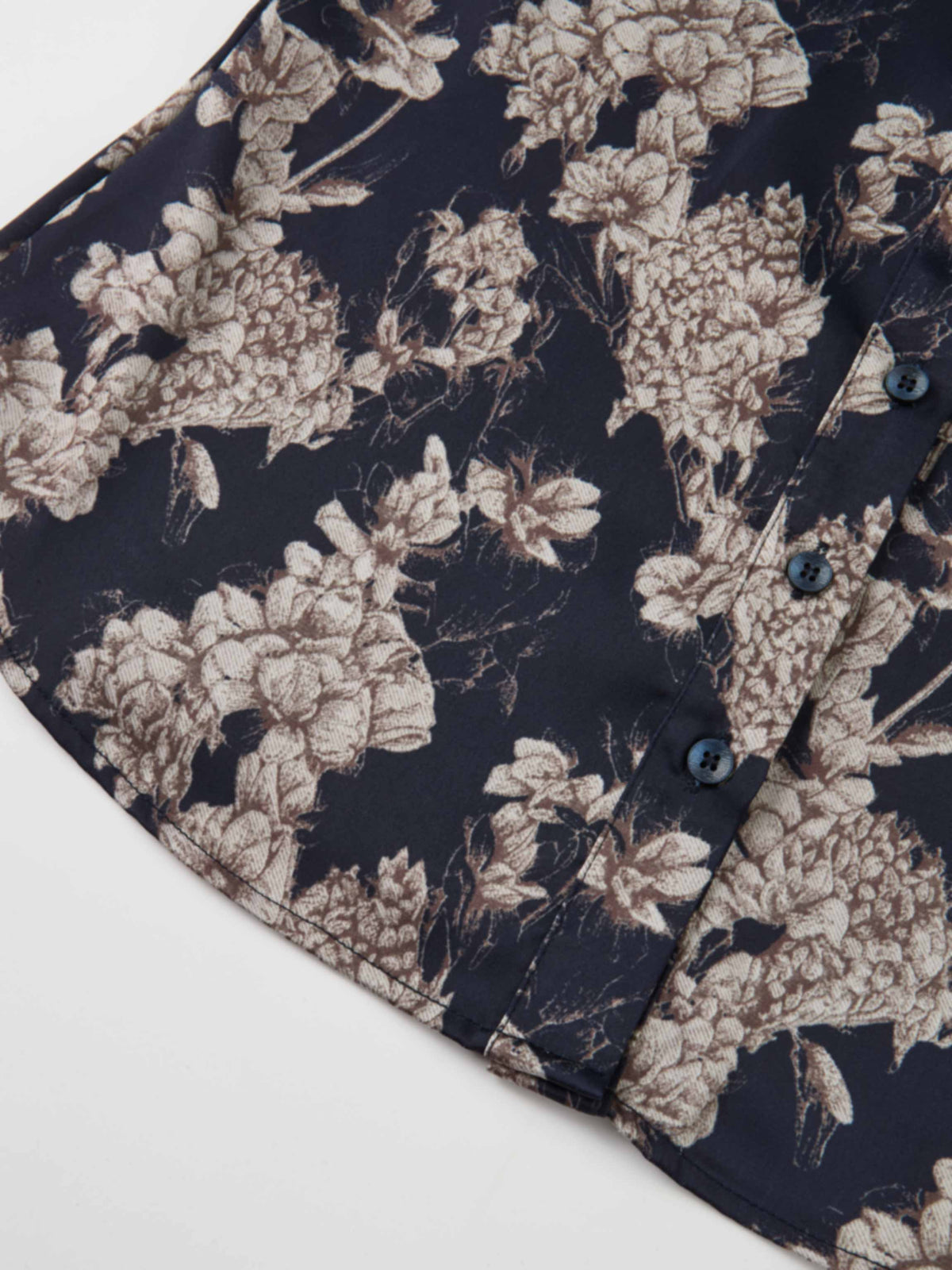 Printed Blouse - Navy Floral