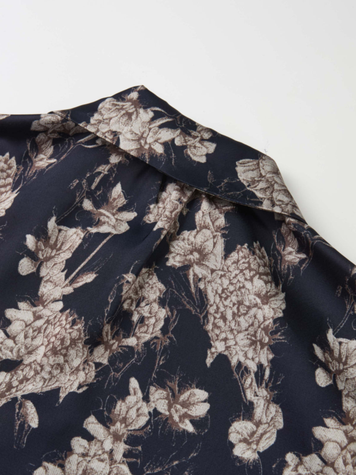 Printed Blouse - Navy Floral