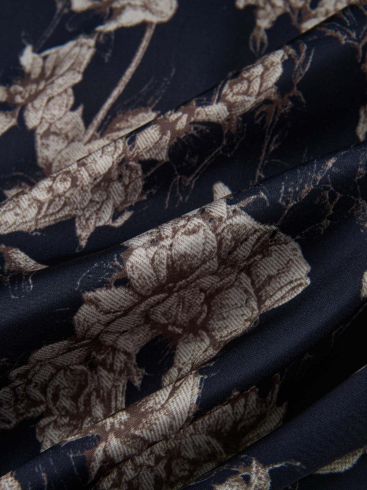 Printed Blouse - Navy Floral