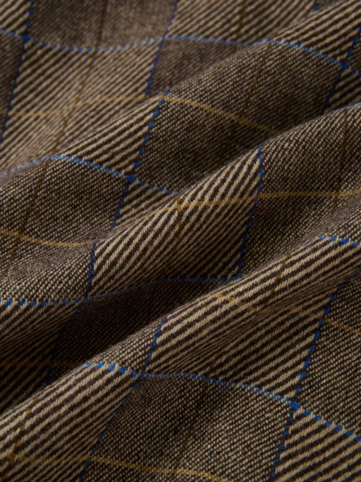 Plaid Bomber Jacket - Brown Plaid