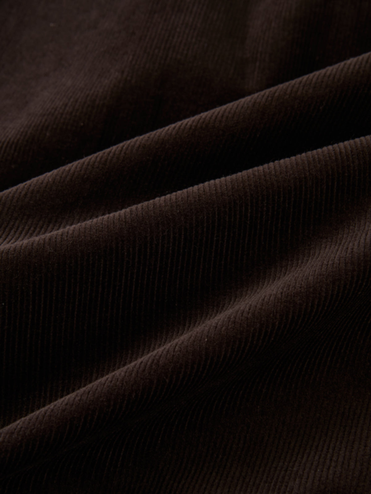 Yoke Gathered Curduroy Skirt - Brown