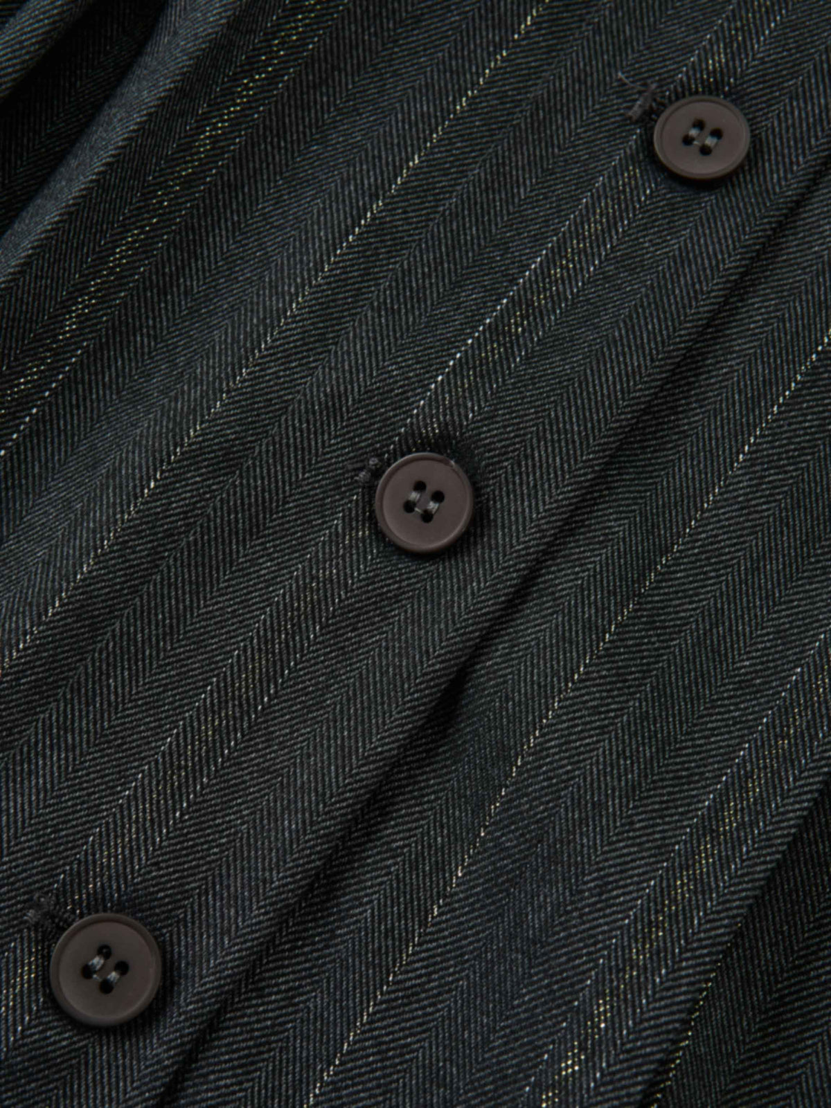 Double Buckle Full Maxi Skirt - Grey Pinstripe