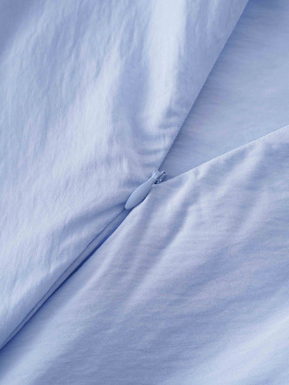 Crinkle Skirt 37"-Light Blue
