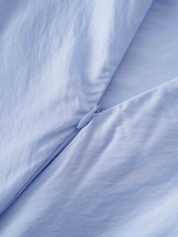 Crinkle Skirt 37"-Light Blue