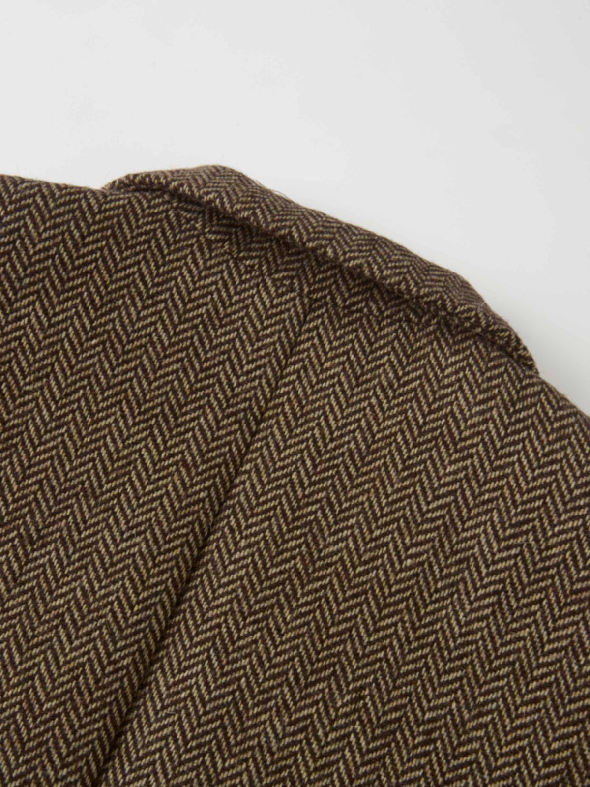Herringbone Blazer - Brown/Tan