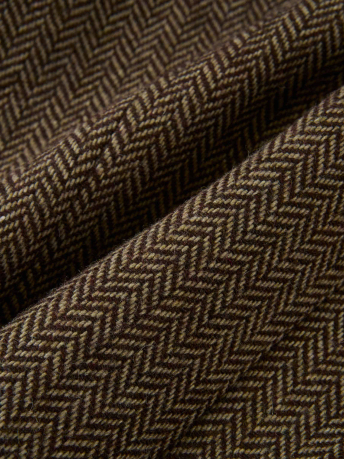 Herringbone Blazer - Brown/Tan