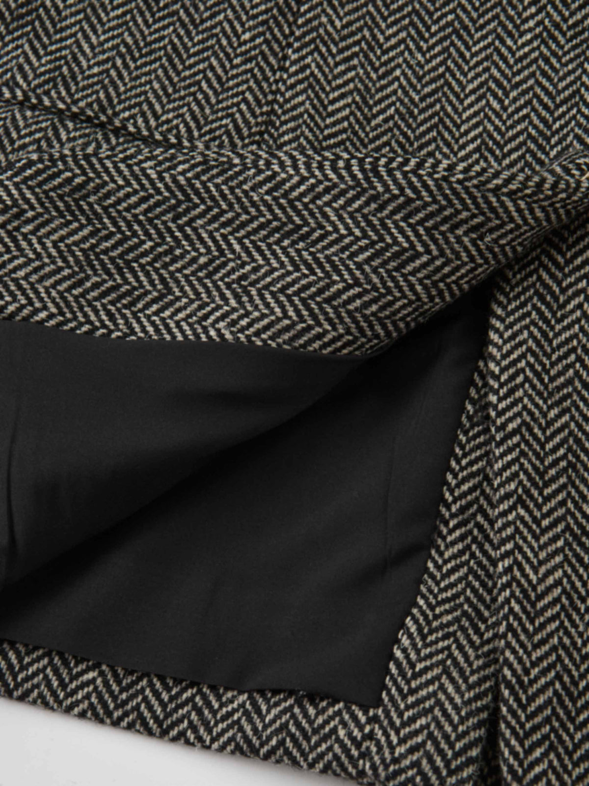Herringbone Blazer - Black/White