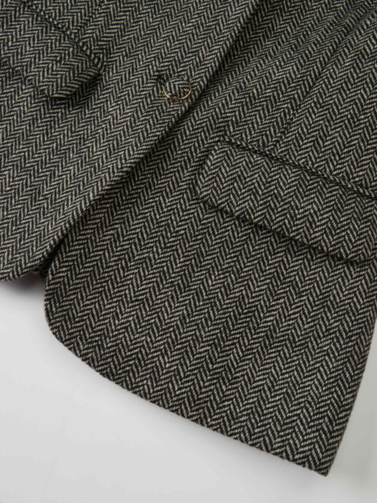 Herringbone Blazer - Black/White