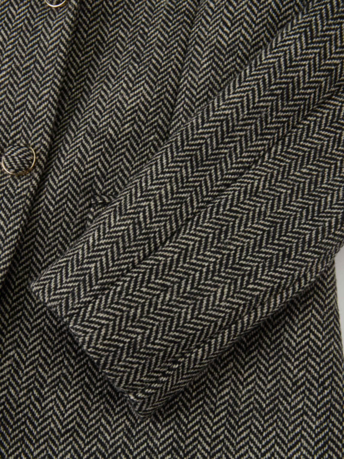 Herringbone Blazer - Black/White
