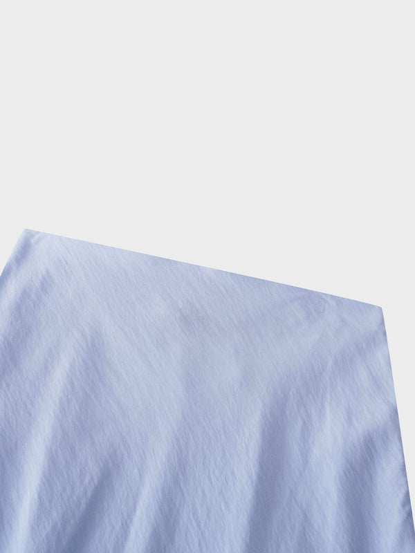 Crinkle Skirt 37"-Light Blue