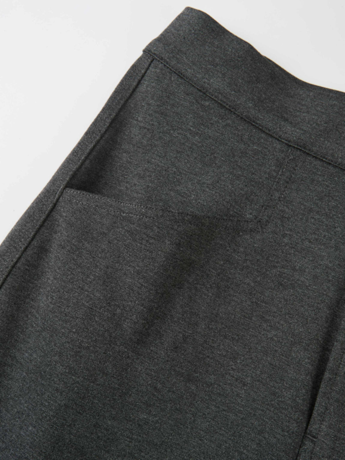 Straight Ponte Maxi Skirt - Grey