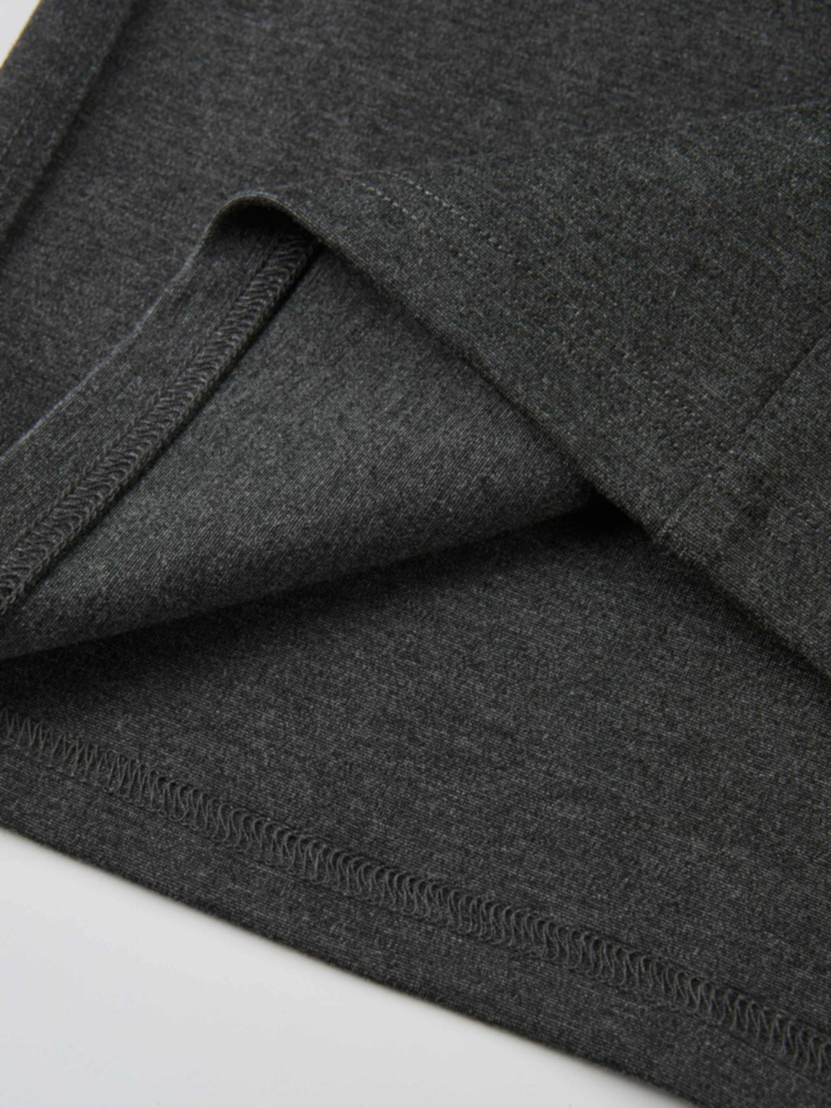 Straight Ponte Maxi Skirt - Grey