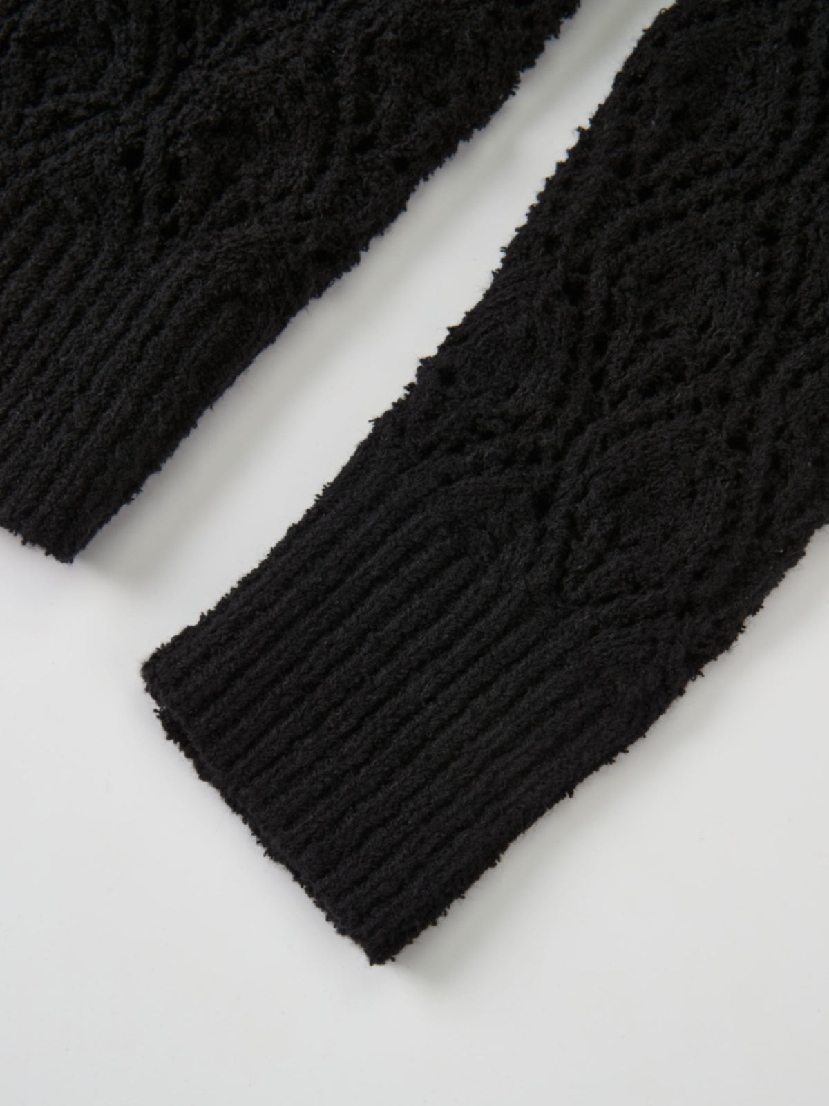 Crochet Cardigan - Black