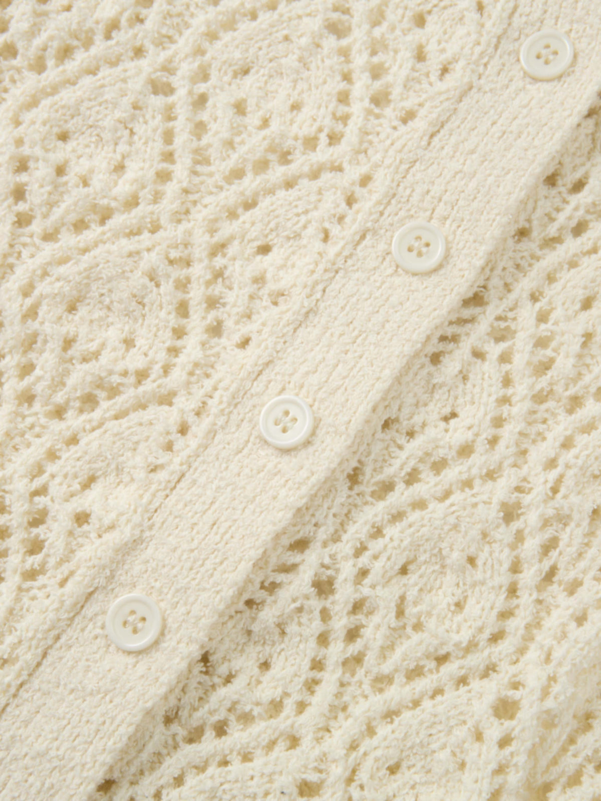 Crochet Cardigan - Cream
