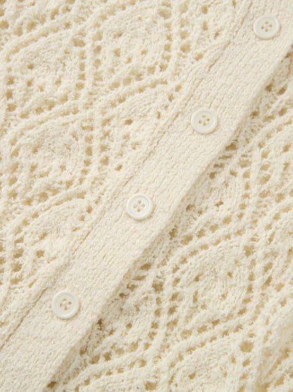 Crochet Cardigan - Cream