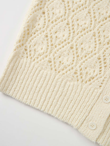Crochet Cardigan - Cream