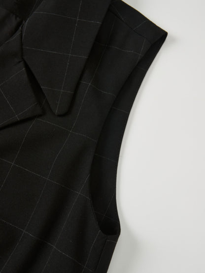 Belted Maxi Jumper - Black