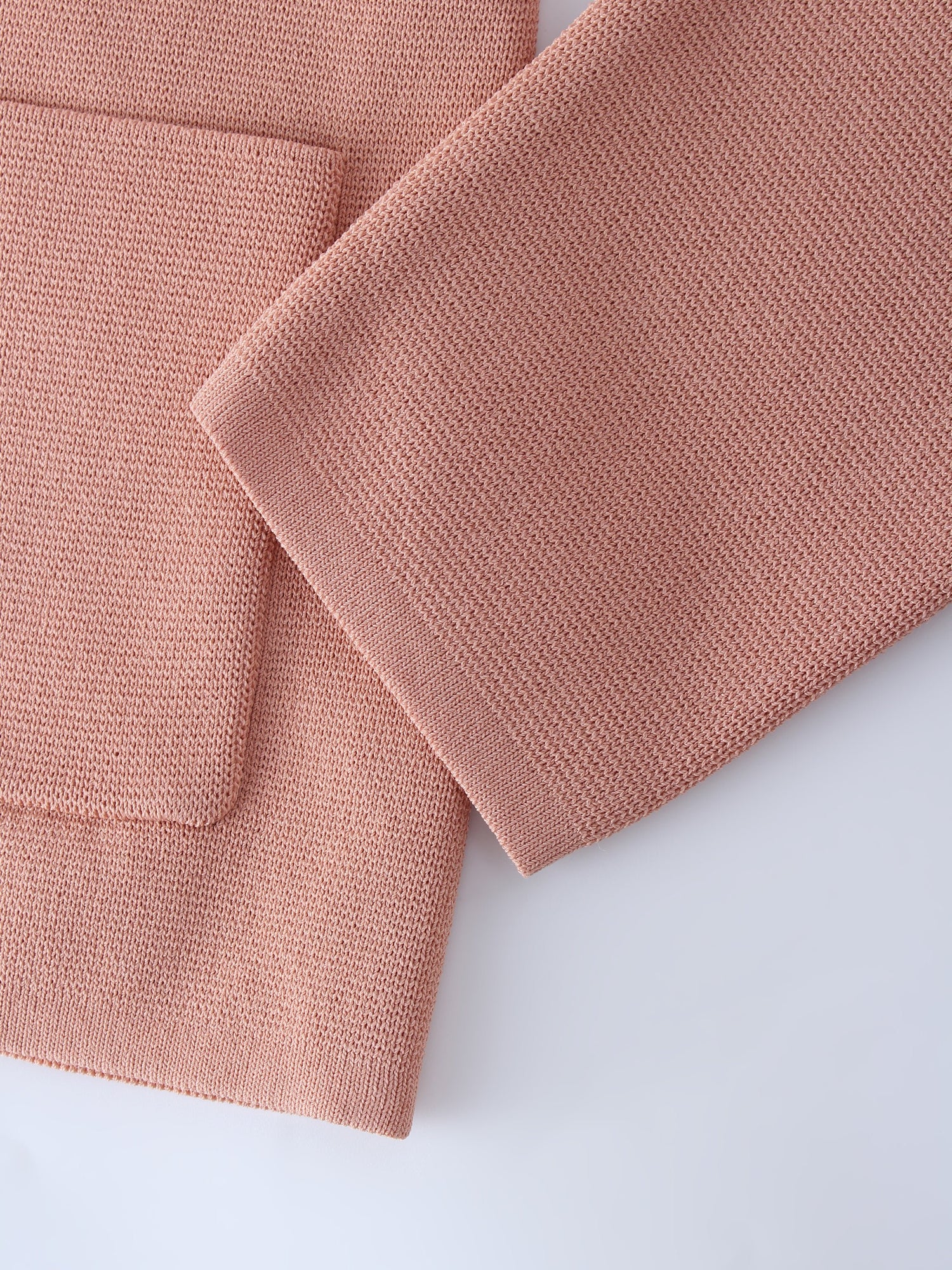 KNIT BLAZER-DUSTY ROSE