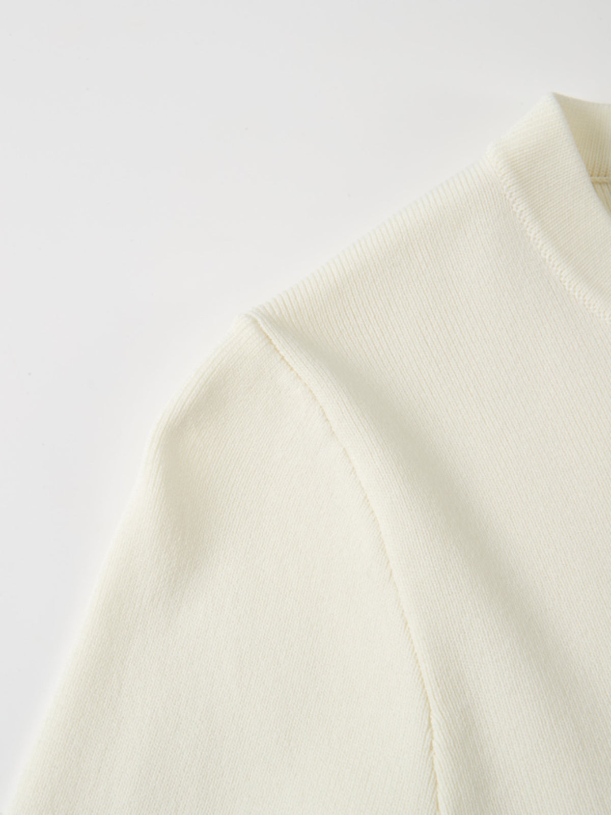 Gold Button Crop Cardigan - Cream
