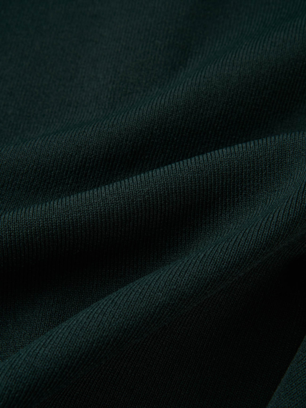 Gold Button Crop Cardigan - Emerald Green