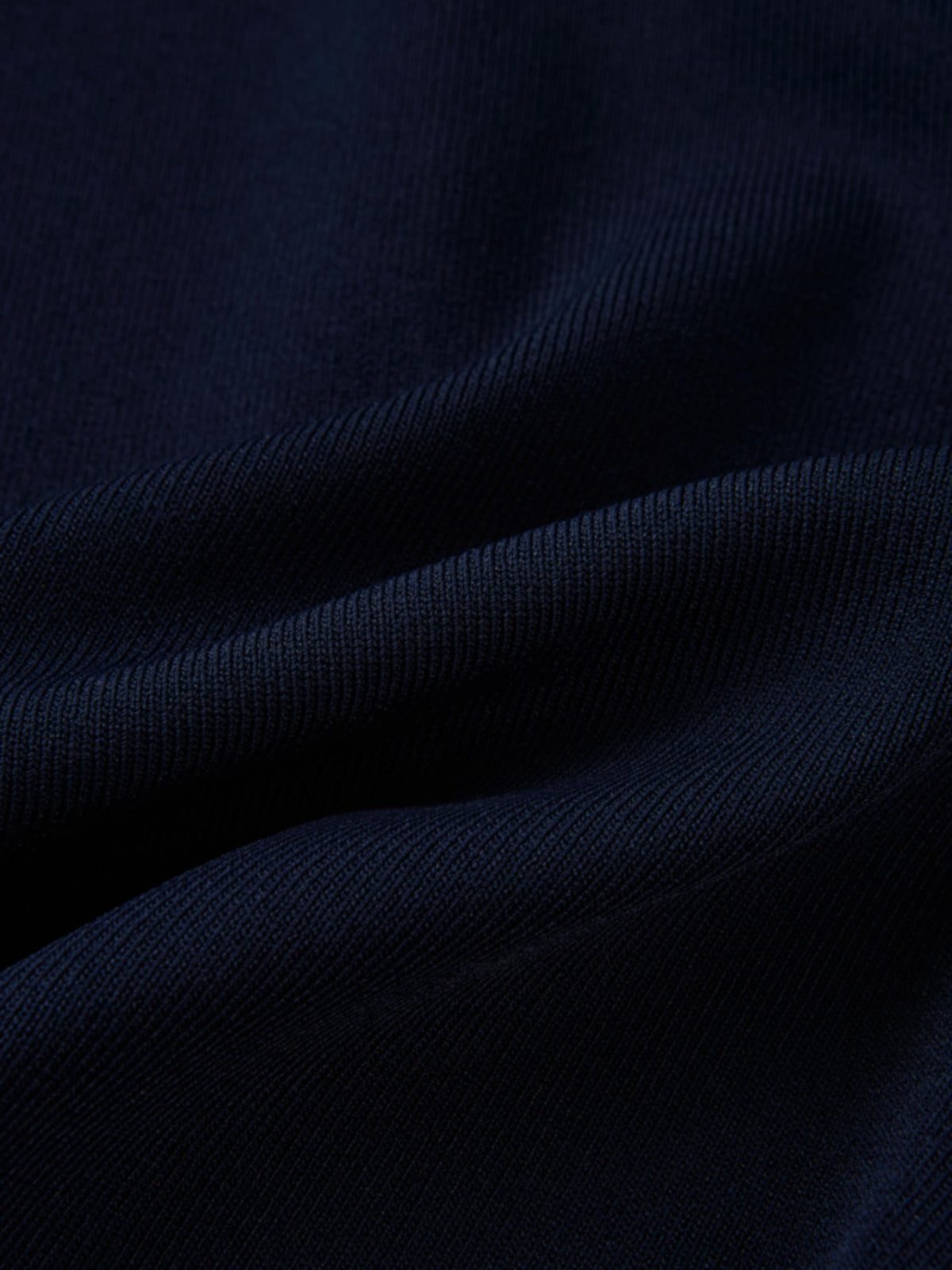 Gold Button Crop Cardigan - Navy