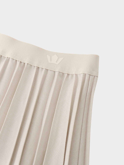 Marni Pleated Skirt-Ivory