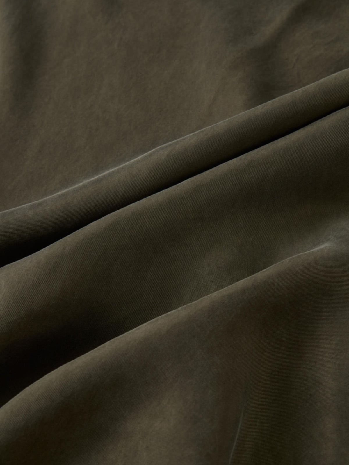 Cupro Slip Skirt - Olive 26"