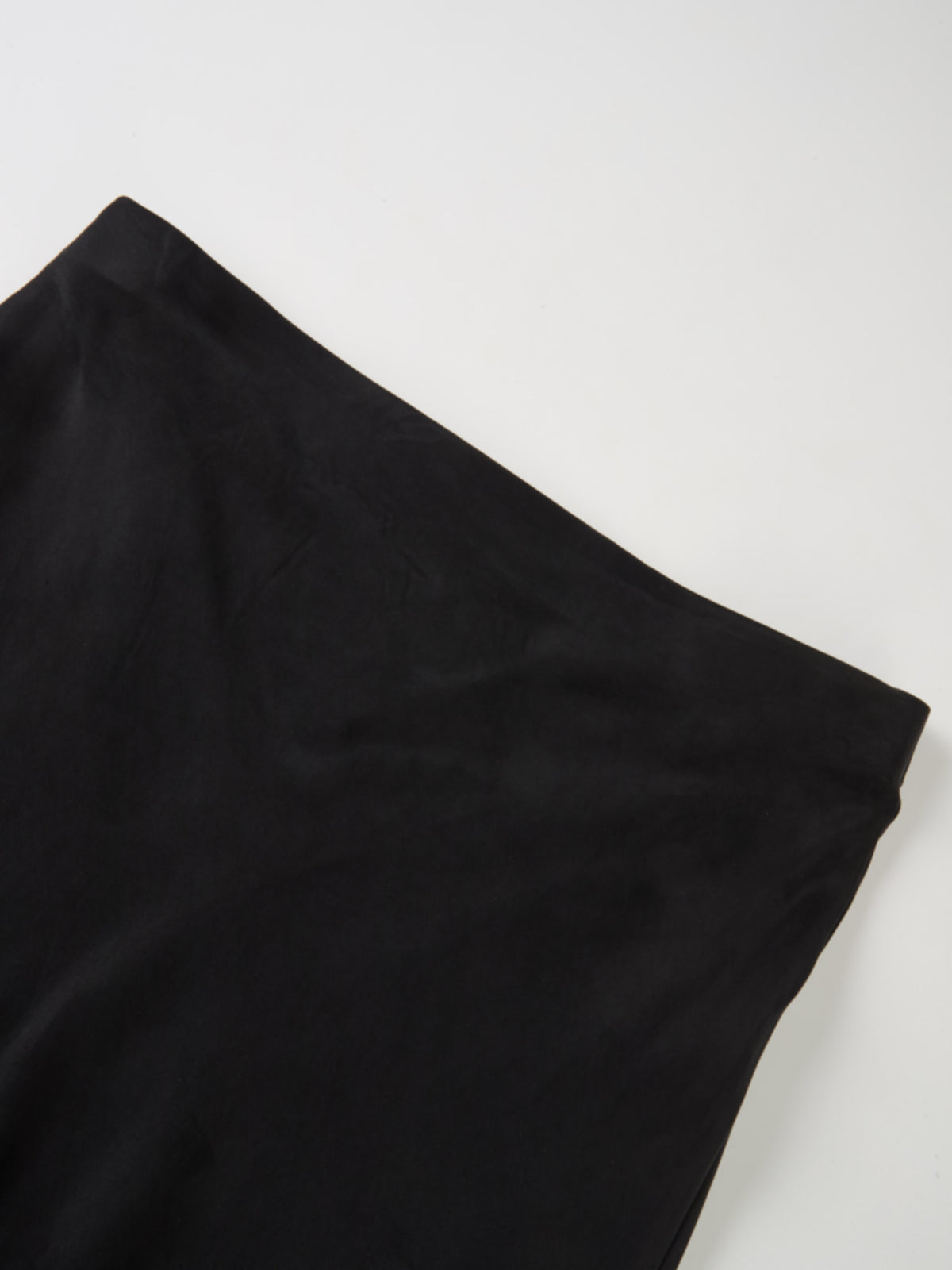 Cupro Slip Skirt - Black 26"
