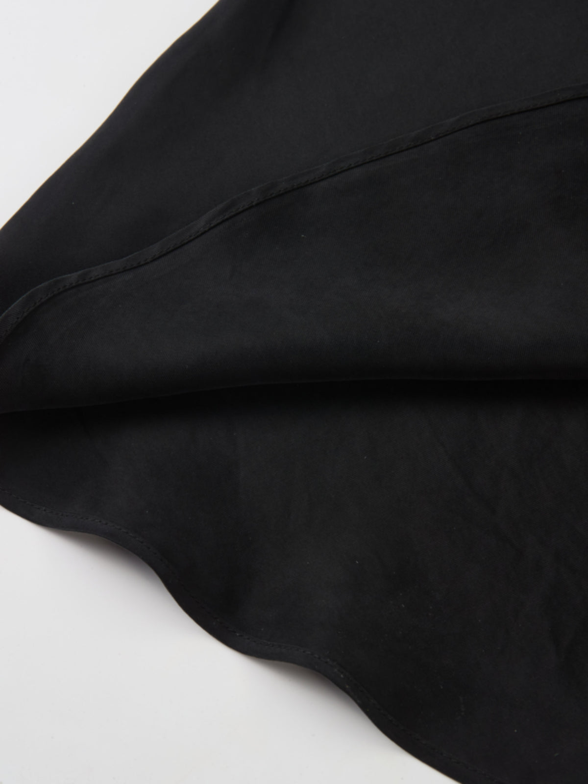 Cupro Slip Skirt - Black 26"
