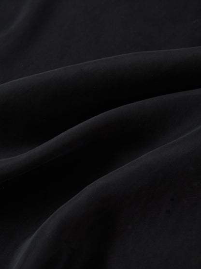 Cupro Slip Skirt - Black 26"