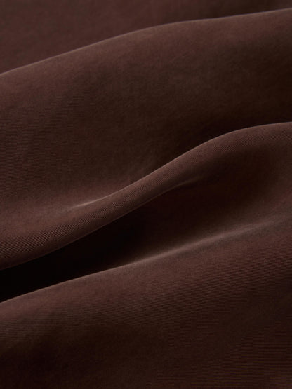 Cupro Slip Skirt - Brown 26"