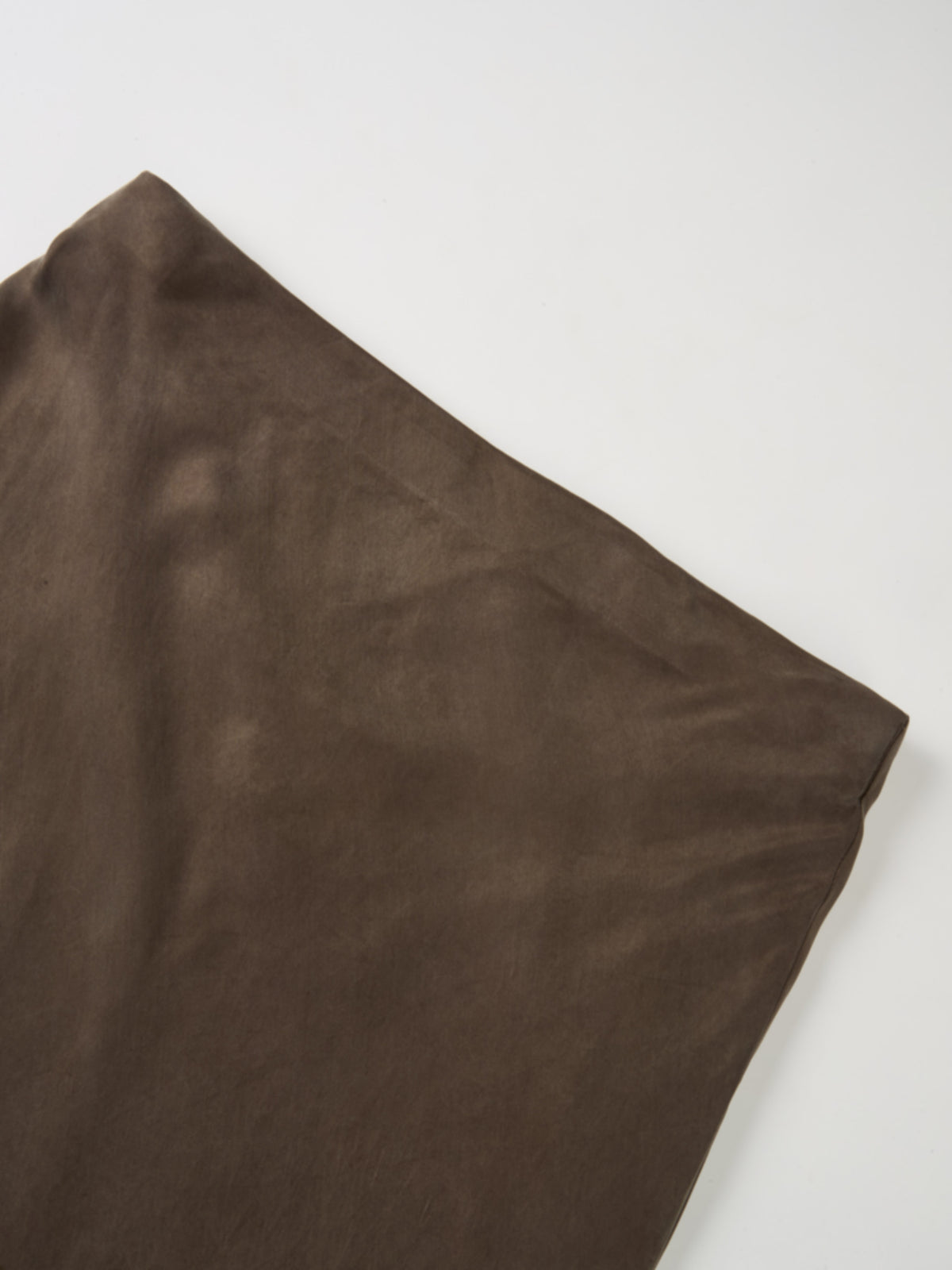Cupro Slip Skirt - Warm Taupe 37"