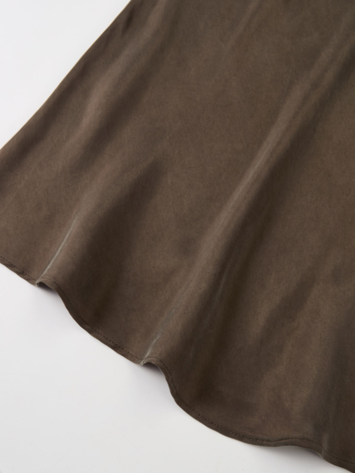 Cupro Slip Skirt - Warm Taupe 37"
