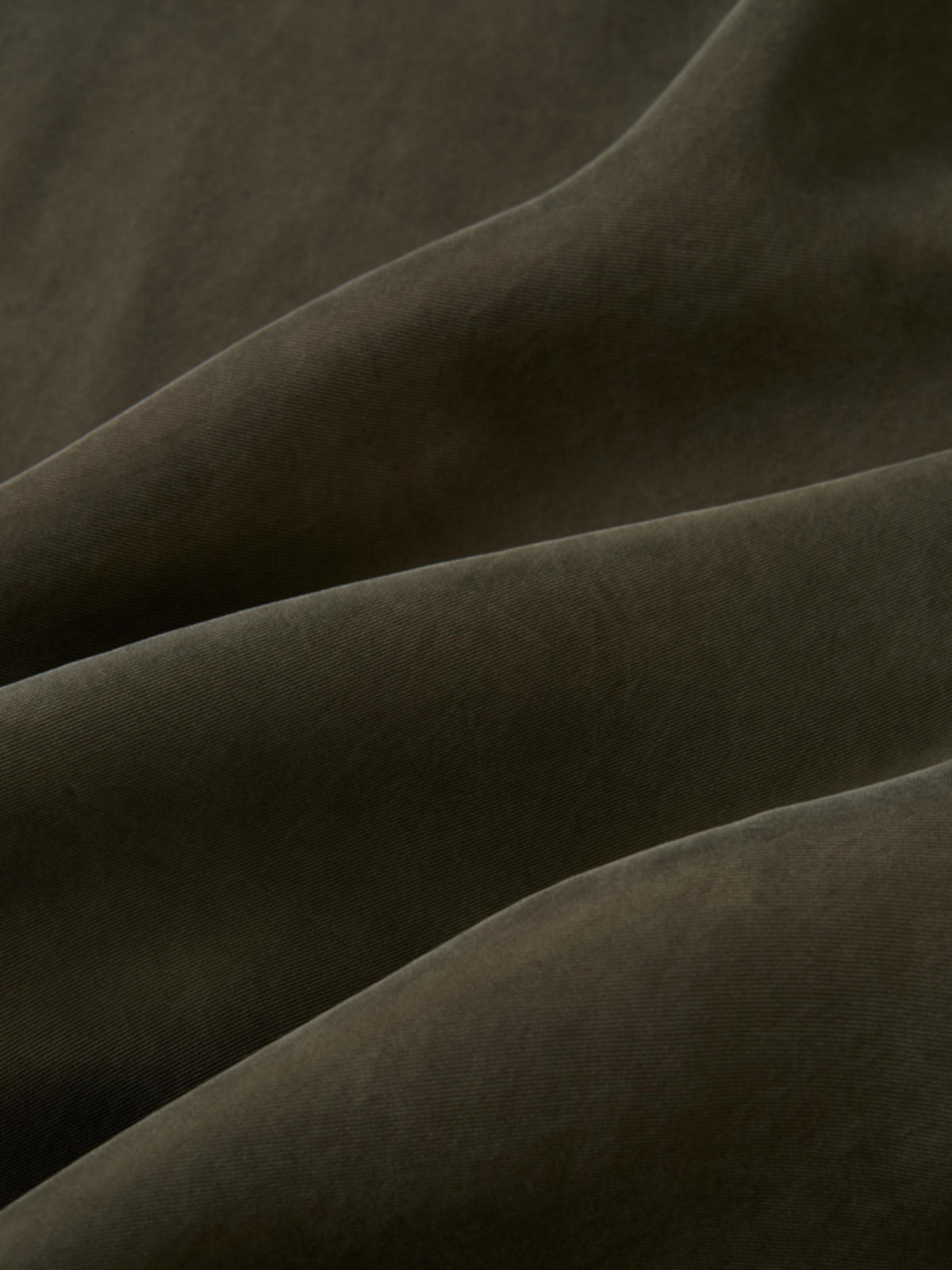 Cupro Slip Skirt - Olive 37"