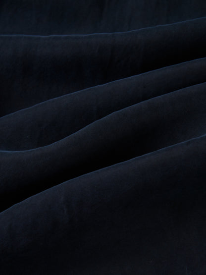 Cupro Slip Skirt - Navy 37"